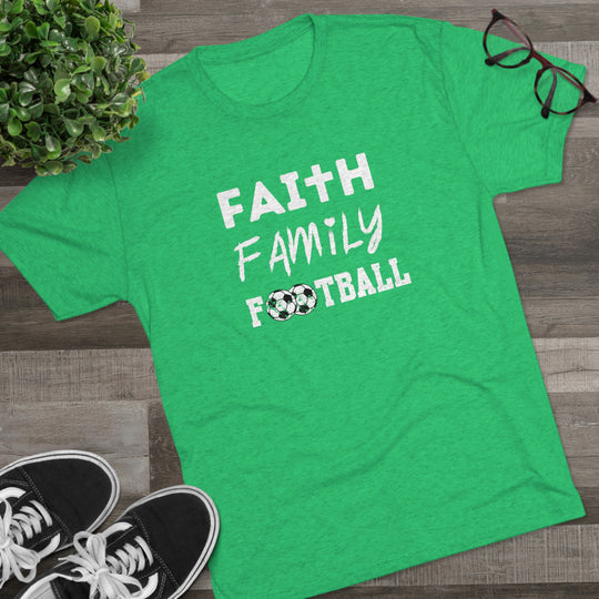 Faith Family Football (Soccer) t-shirt