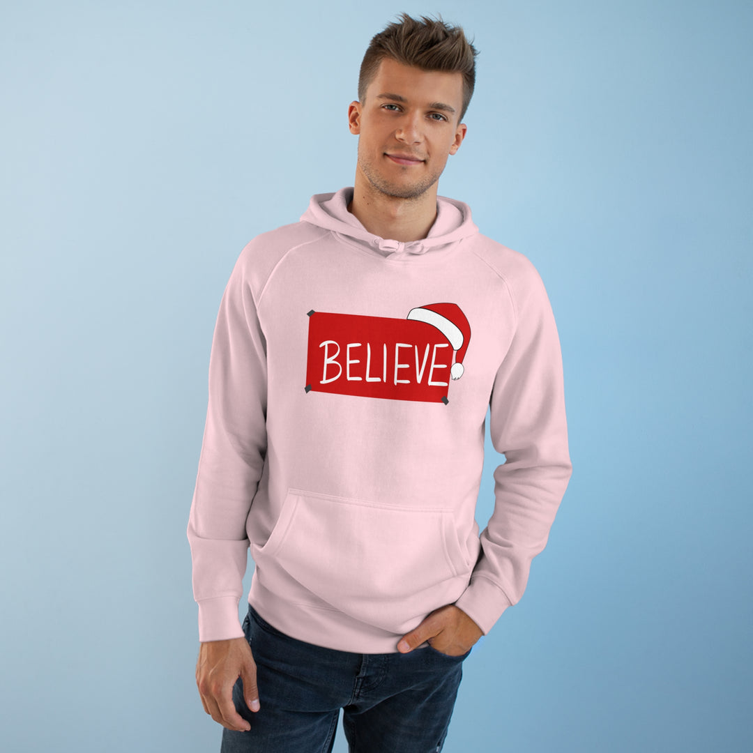 Believe Santa Hat Hoodie