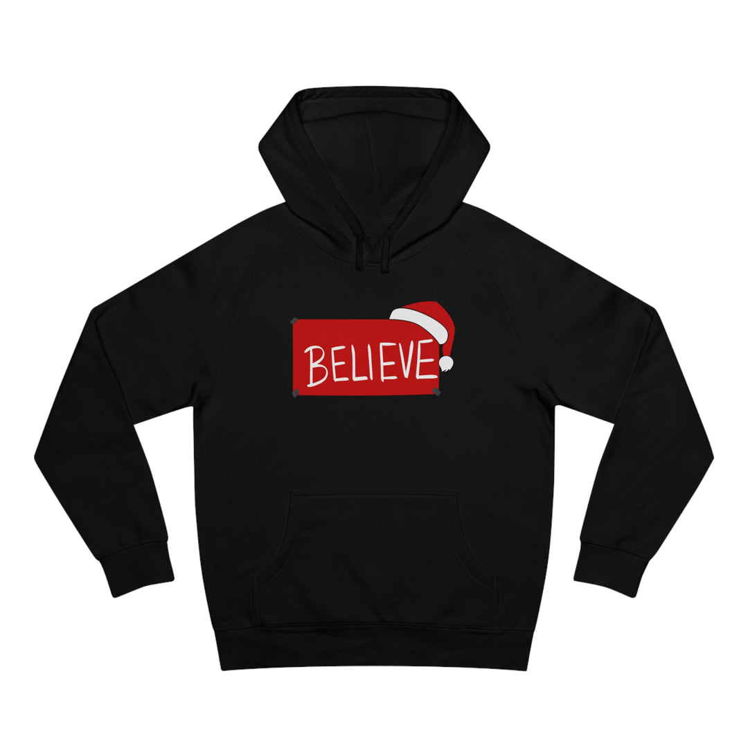 Believe Santa Hat Hoodie