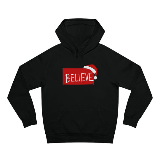 Believe Santa Hat Hoodie