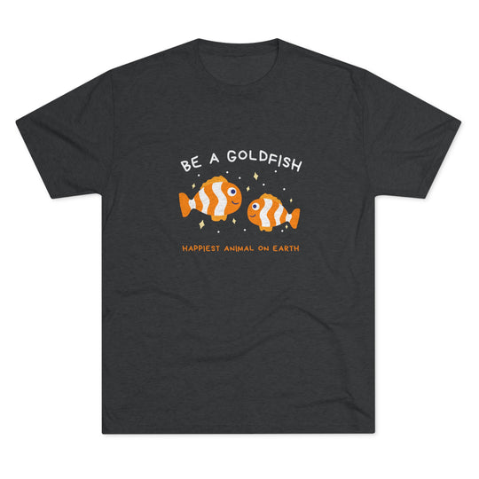 Goldfish Happiest Animal t-shirt