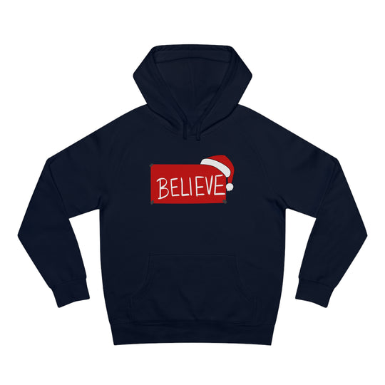 Believe Santa Hat Hoodie