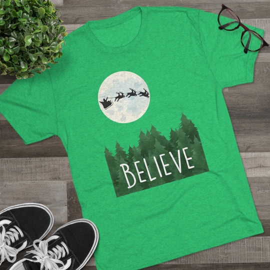 Santa "BELIEVE" inspiration t-shirt