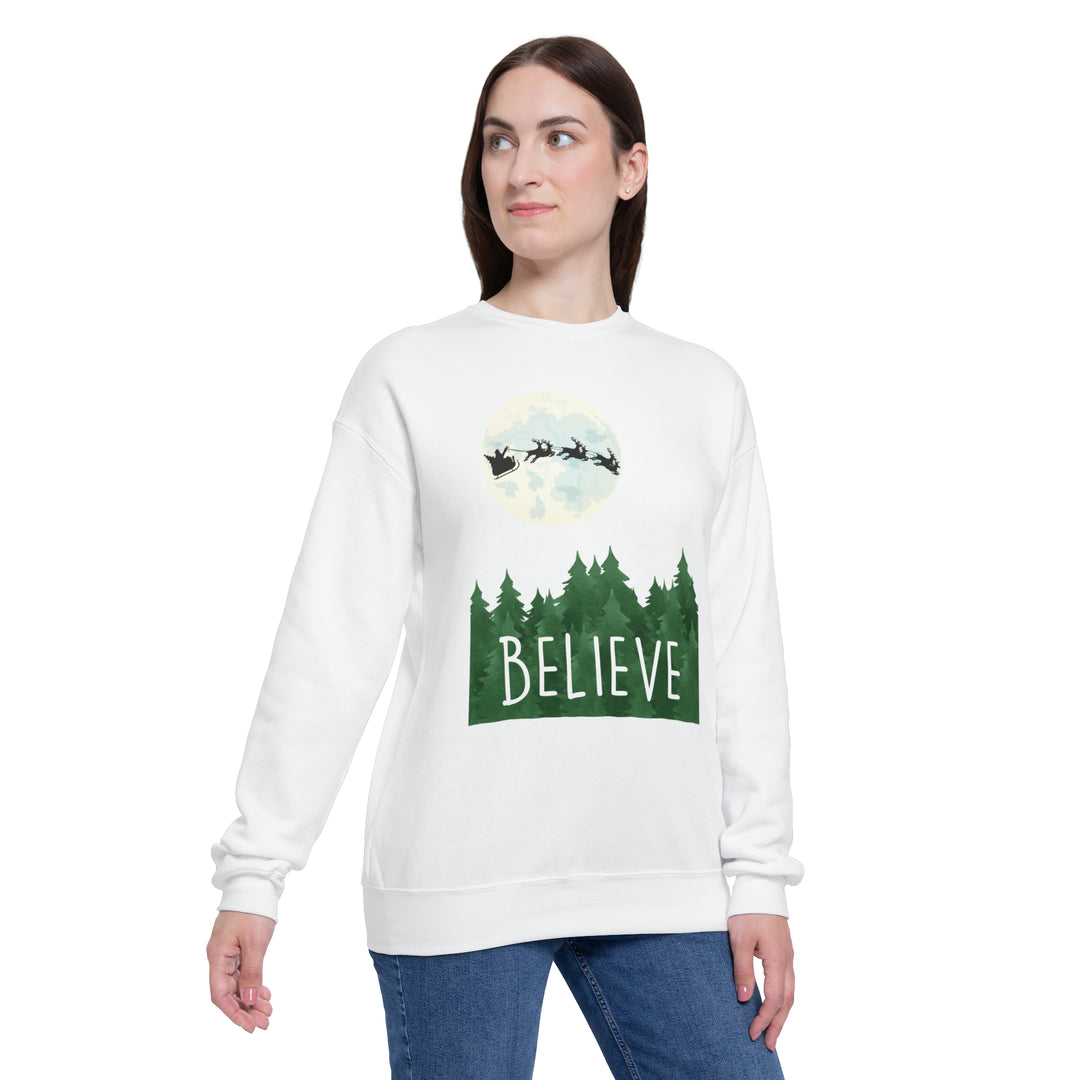 Santa "BELIEVE" inspiration Sweatshirt