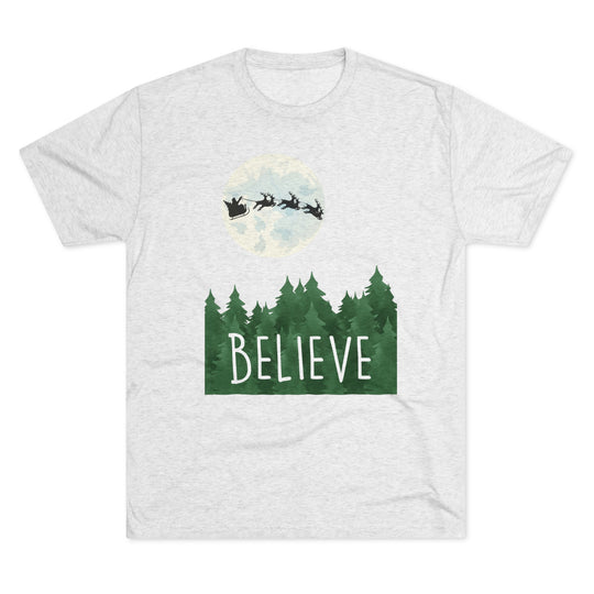 Santa "BELIEVE" inspiration t-shirt