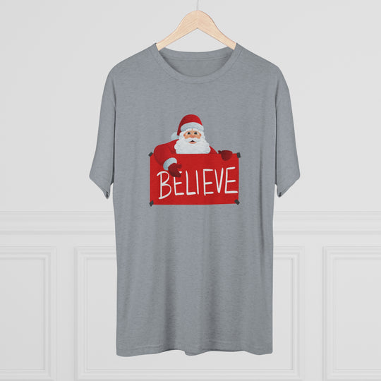 Santa and Believe Sign t-shirt