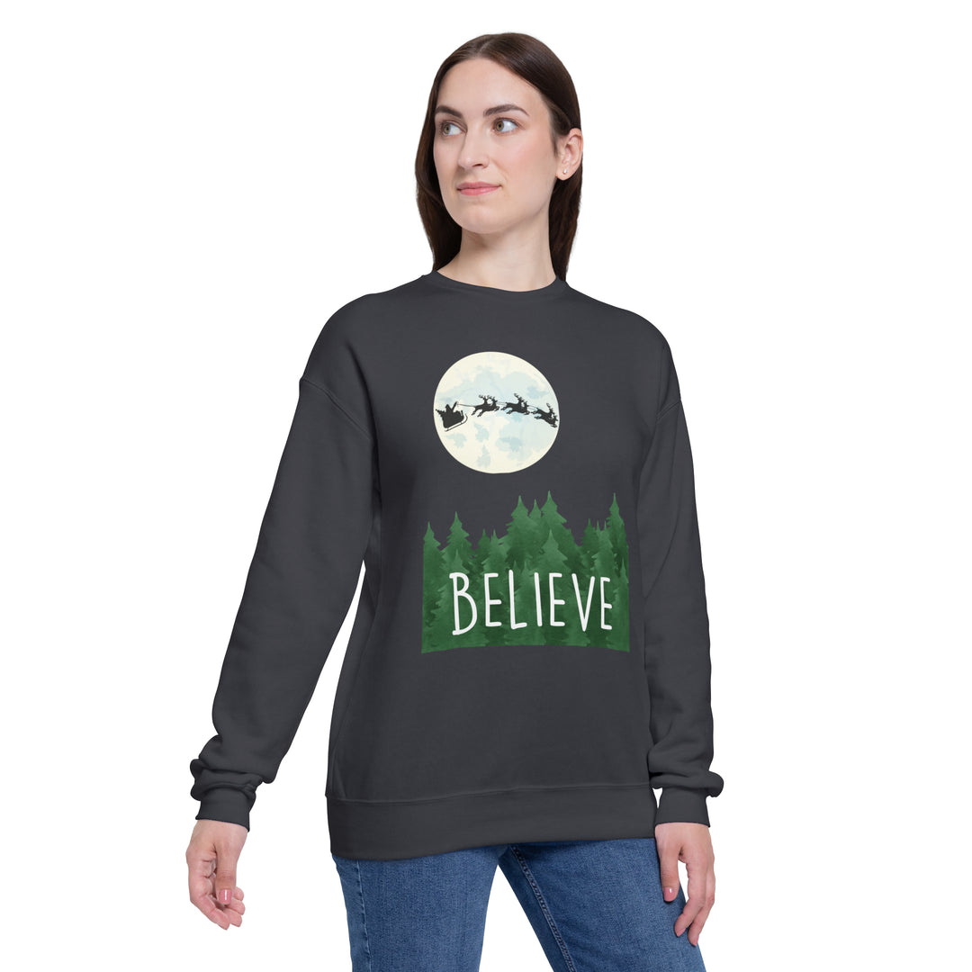 Santa "BELIEVE" inspiration Sweatshirt