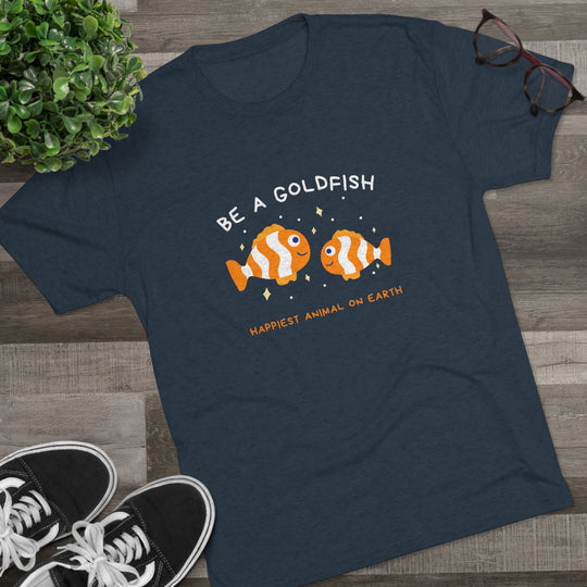 Goldfish Happiest Animal t-shirt