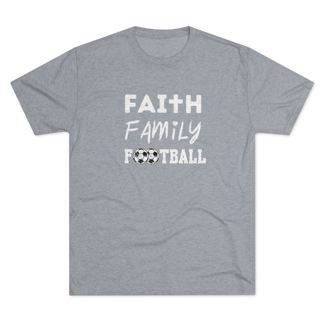 Faith Family Football (Soccer) t-shirt