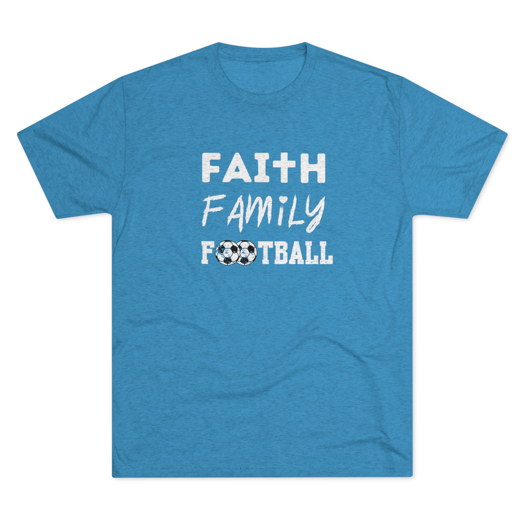 Faith Family Football (Soccer) t-shirt