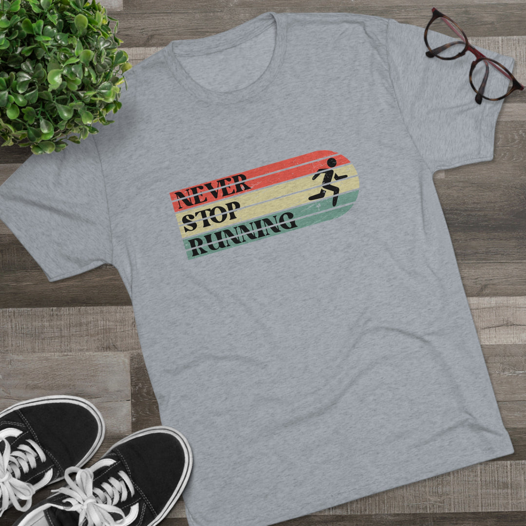 Vintage Never Stop Running t-shirt