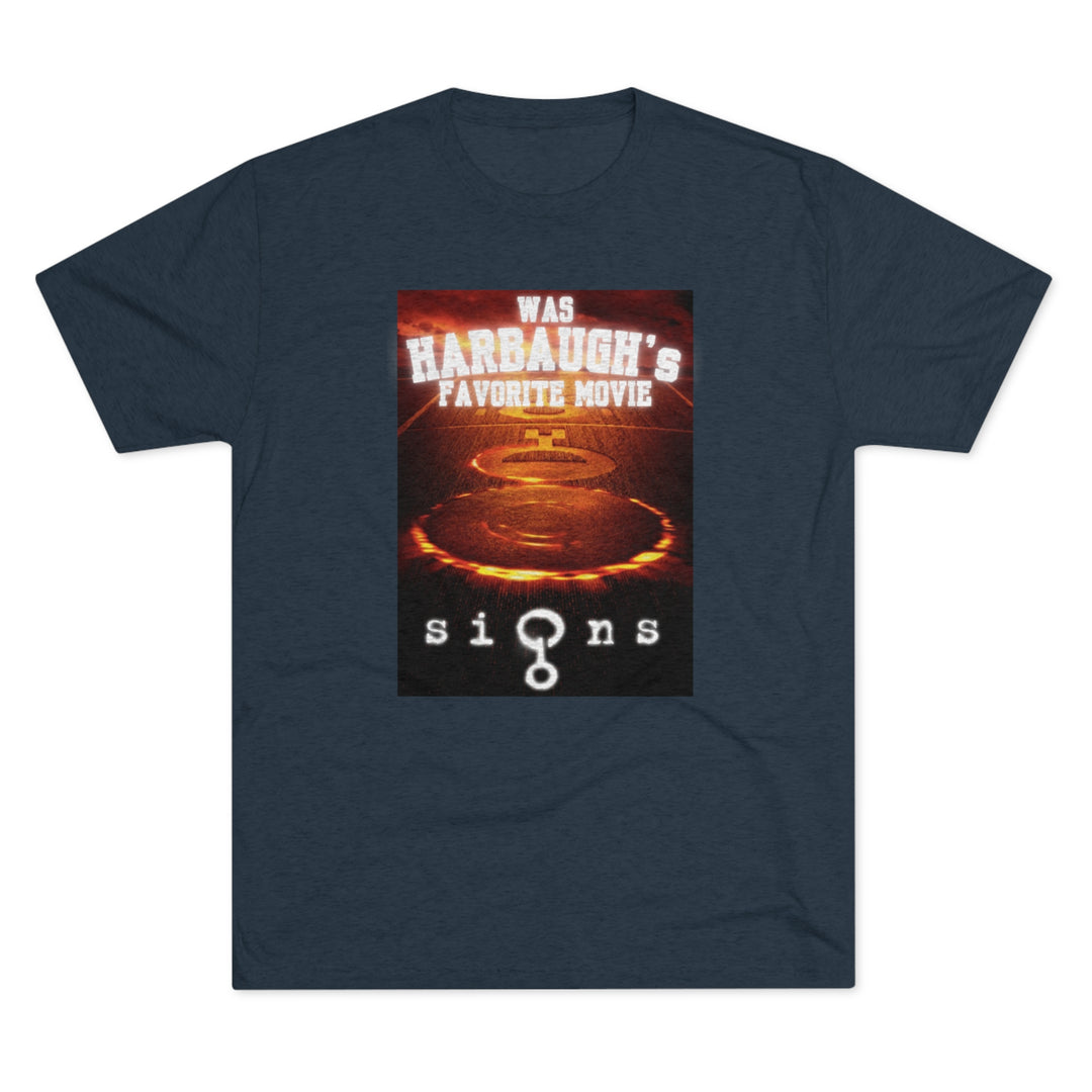 Harbaugh's Movie "Signs" t-shirt