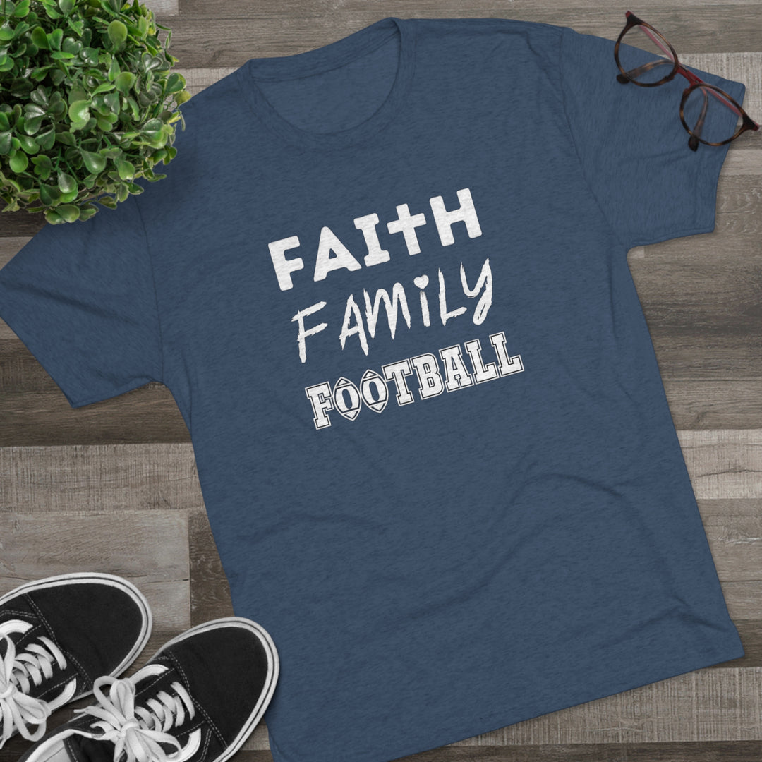 Faith Family Football t-shirt