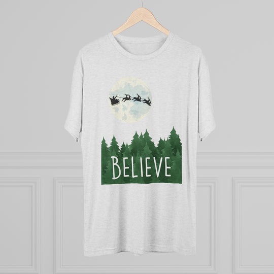 Santa "BELIEVE" inspiration t-shirt