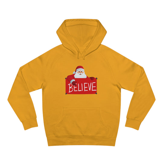 Santa and Believe Sign Hoodie