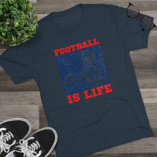 Vintage Football (American) Is Life  t-shirt