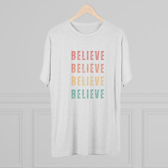 4X "BELIEVE" inspiration t-shirt