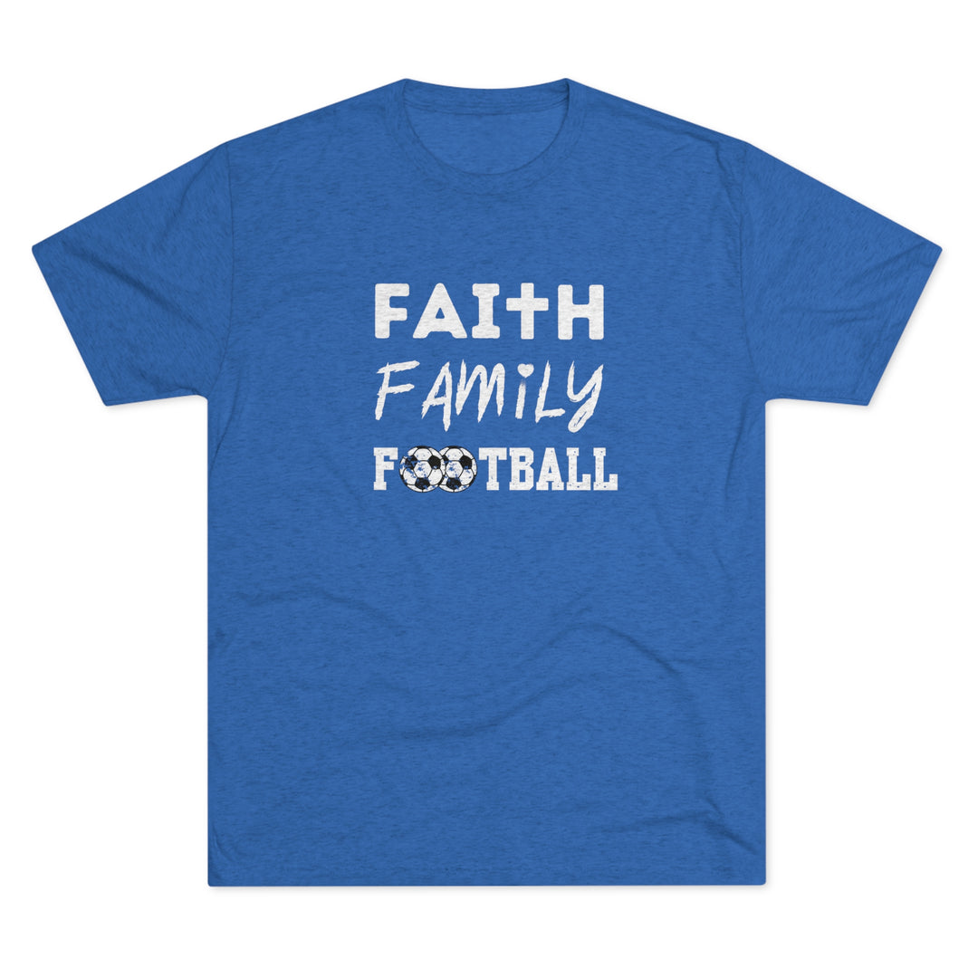 Faith Family Football (Soccer) t-shirt