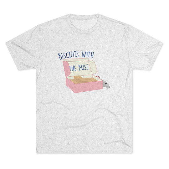 Biscuits with the Boss t-shirt