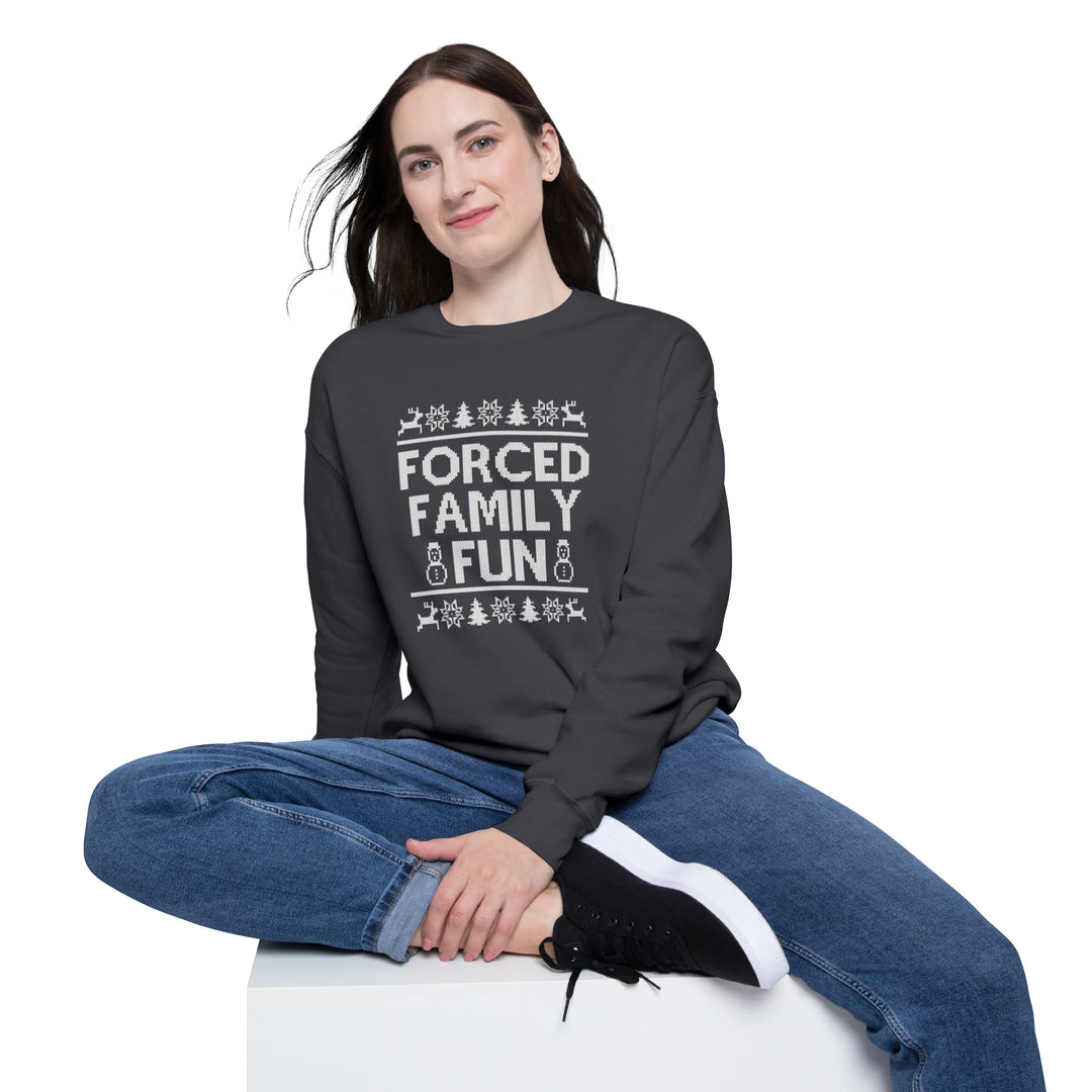 Holiday Forced Family Fun Unisex Sweatshirt