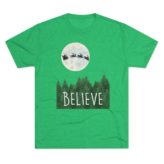 Santa "BELIEVE" inspiration t-shirt