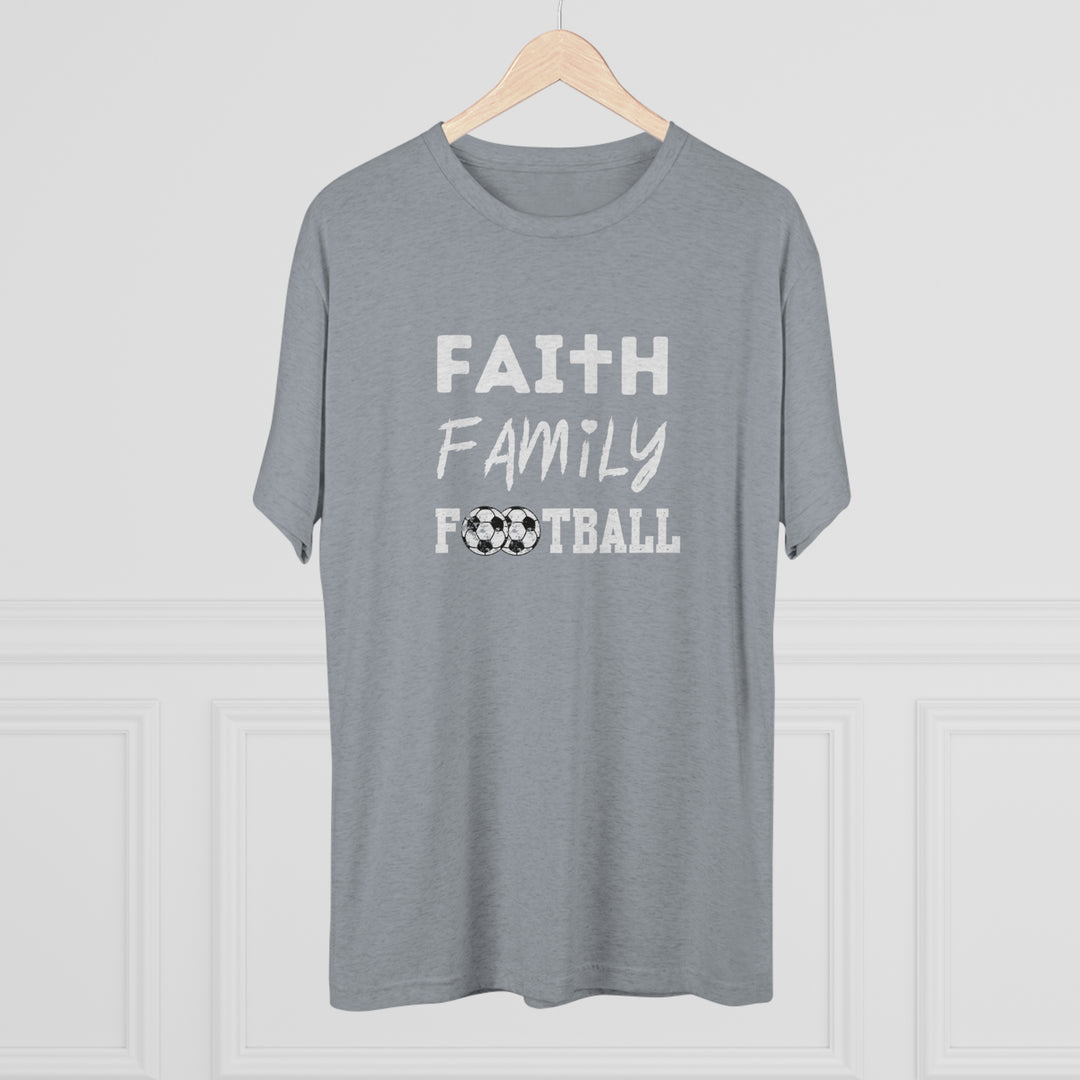 Faith Family Football (Soccer) t-shirt