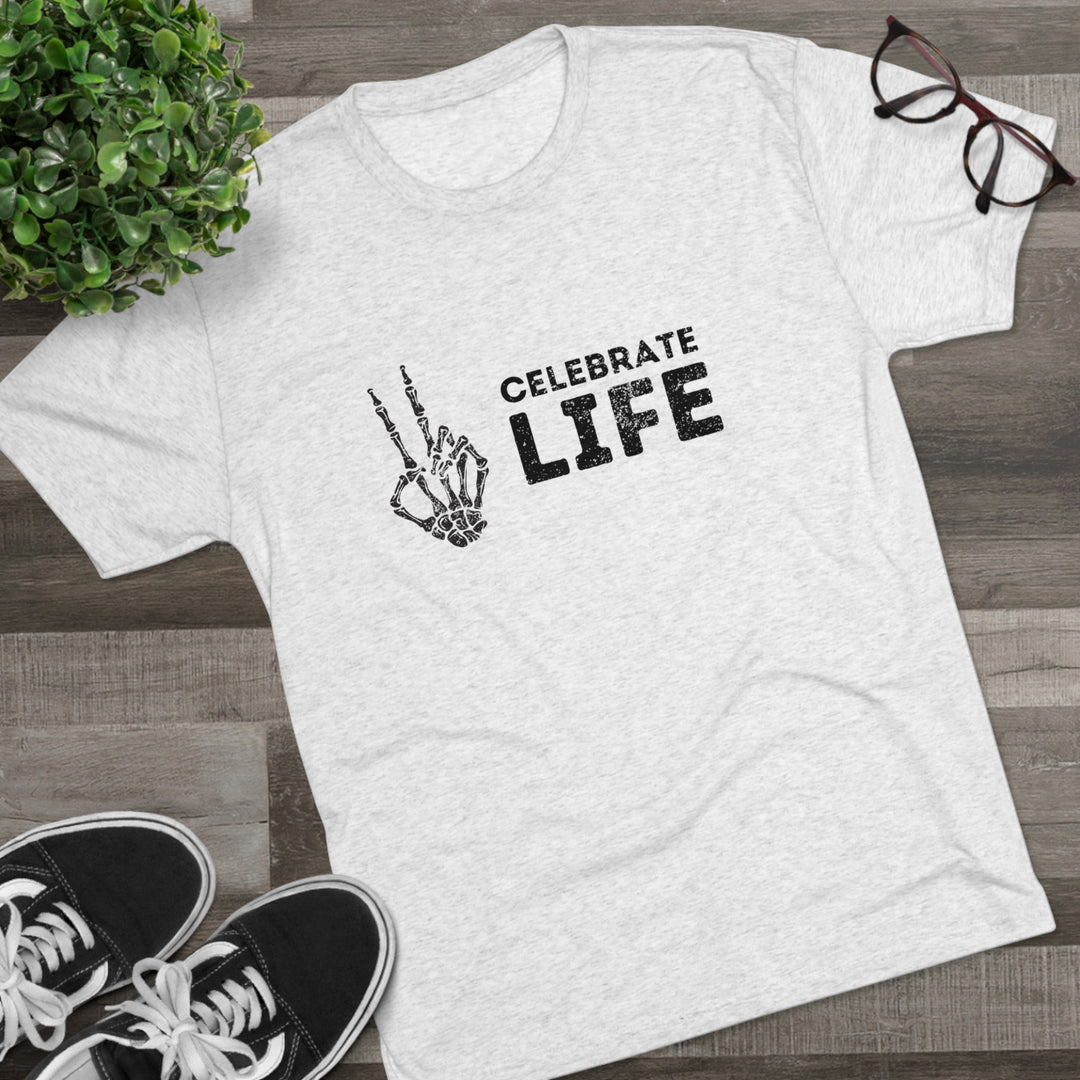 Celebrate Life Skeleton t-shirt