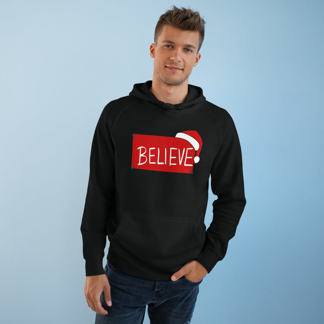 Believe Santa Hat Hoodie