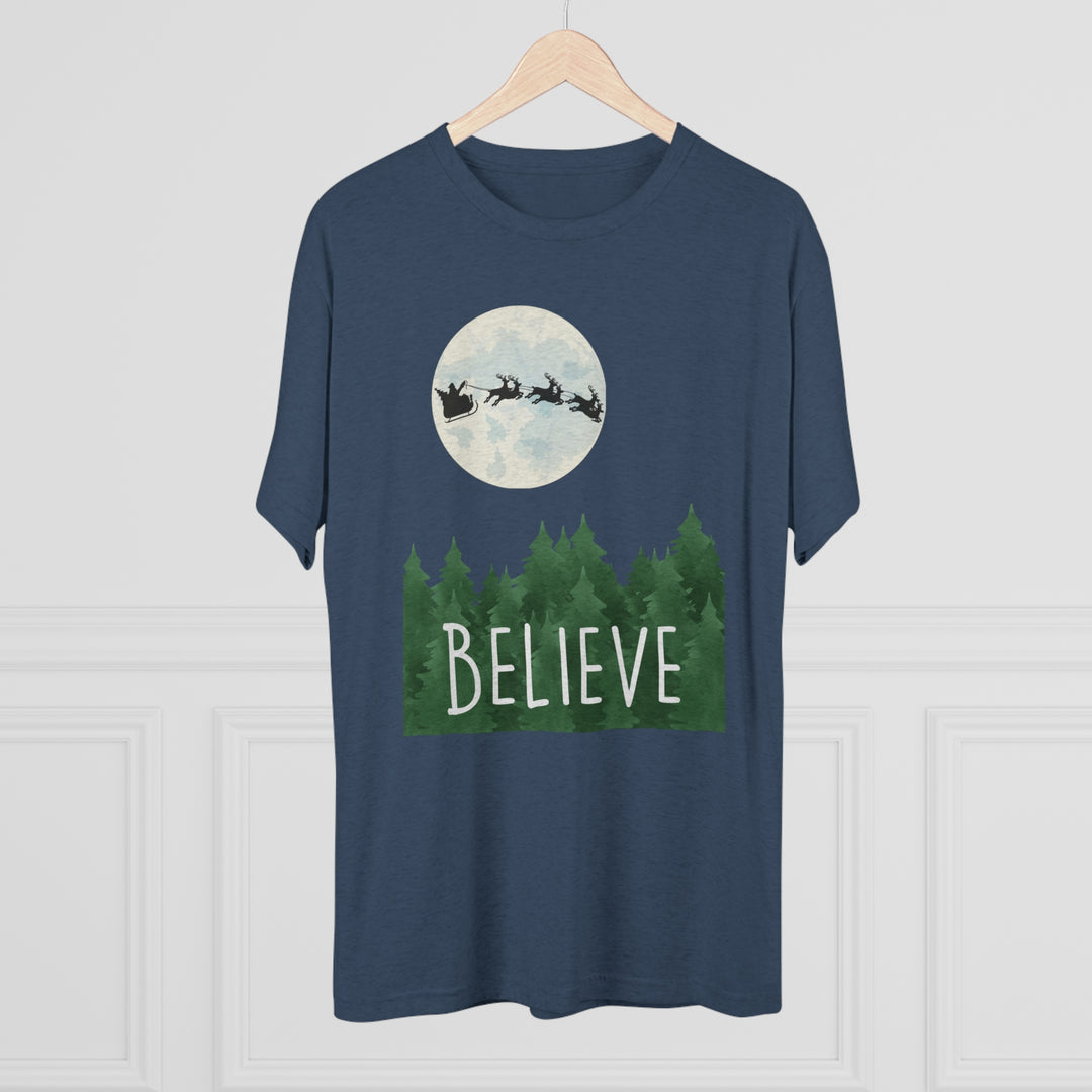 Santa "BELIEVE" inspiration t-shirt