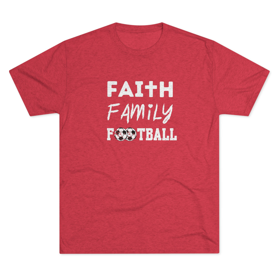 Faith Family Football (Soccer) t-shirt