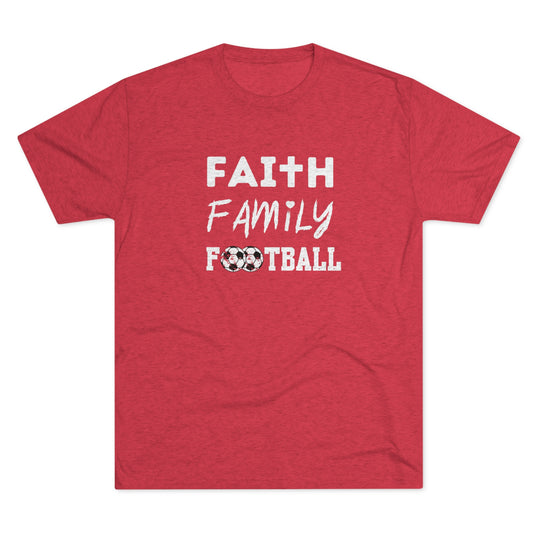 Faith Family Football (Soccer) t-shirt